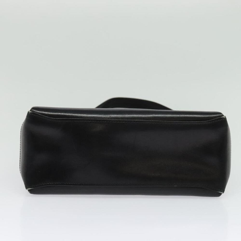 GUCCI Shoulder Bag Leather Black Gold - Picture 9 of 16